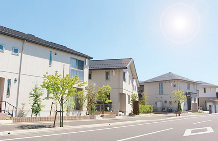 写真:遮熱顔料で暑さを軽減