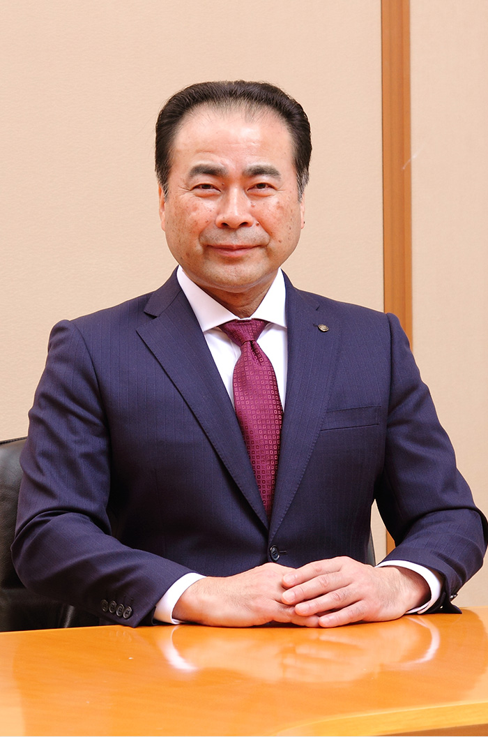 Photo: Executive Director President Hideo Takahashi